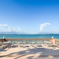 Buy canvas prints of Lake Garda, Italy Panorama by Alexandre Rotenberg