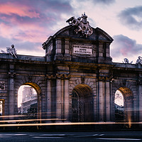 Buy canvas prints of Alcala Gate - Madrid, Spain by Alexandre Rotenberg