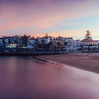 Buy canvas prints of Cascais, Portugal at sunset by Alexandre Rotenberg