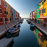 Buy canvas prints of Coloured Houses by Daniel Farrington