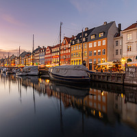 Buy canvas prints of Nyhavn, Copenhagen by Daniel Farrington