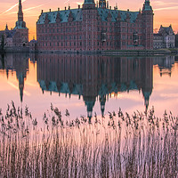 Buy canvas prints of Frederiksborg Castle, Denmark.  by Daniel Farrington