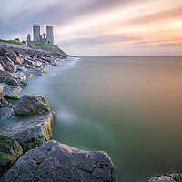 Buy canvas prints of Reculver Towers by Daniel Farrington