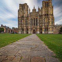 Buy canvas prints of Wells Cathedral by Daniel Farrington