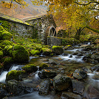 Buy canvas prints of Borrowdale Water Mill, Lake District. by Daniel Farrington