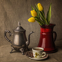 Buy canvas prints of Tulips and Tea by Kelly Bailey