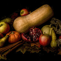 Buy canvas prints of Autumnal Fruits by Kelly Bailey