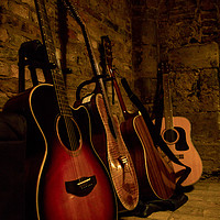 Buy canvas prints of The Guitars by Kelly Bailey