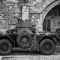 Buy canvas prints of Ferret Scout Car by Kelly Bailey