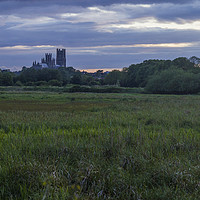 Buy canvas prints of Ely Cathedral at Dusk by Kelly Bailey