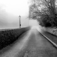 Buy canvas prints of Foggy Road by Kelly Bailey