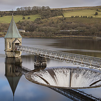 Buy canvas prints of Pontsticill reservoir overflow  by Ramas King