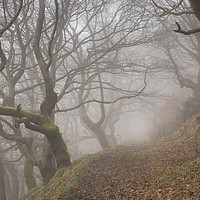 Buy canvas prints of Mist descent - New Tredegar by Ramas King