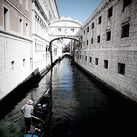 Buy canvas prints of Gondola in Venice by Juli Davine