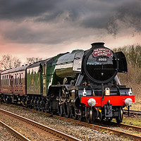 Buy canvas prints of Flying Scotsman by Tony Keogh