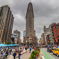 Buy canvas prints of Flatiron Building in New York by Tony Keogh