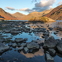 Buy canvas prints of Wastwater in the Lake District by Tony Keogh