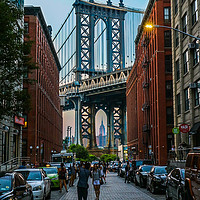 Buy canvas prints of Brooklyn Bridge  by Tony Keogh