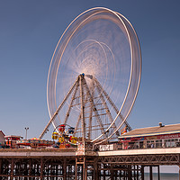 Buy canvas prints of Big Wheel on Central Pier at Blackpool by Tony Keogh