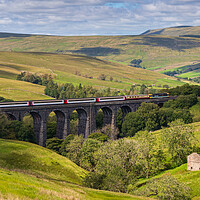 Buy canvas prints of Dent Viaduct on the Settle to Carlisle Rail Line  by Tony Keogh