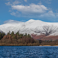 Buy canvas prints of Derwent Water and Skiddaw by Tony Keogh