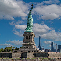 Buy canvas prints of Statue Of Liberty in New York  by Tony Keogh