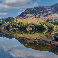 Buy canvas prints of Ullswater Steamer at Glenridding by Tony Keogh