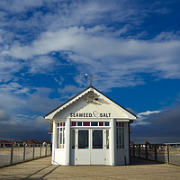 Buy canvas prints of Seaweed & Salt on Southwold Pier by Donnie Canning