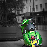 Buy canvas prints of Vespa Sprint by Donnie Canning