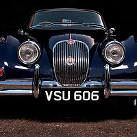 Buy canvas prints of Classic Jaguar XK150 by Donnie Canning