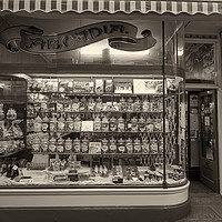 Buy canvas prints of The 100 year old traditional sweetshop by Donnie Canning