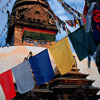 Buy canvas prints of Swayambhunath by Franck Metois