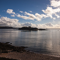 Buy canvas prints of Drakes Island Plymouth Sound by Graham Nathan