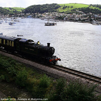 Buy canvas prints of Steaming through scenic Dartmouth by Graham Nathan