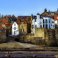 Buy canvas prints of Robin Hood's Bay in colour by Andy Aveyard