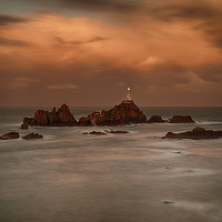 Buy canvas prints of Corbiere Lighthouse Jersey by Chris Mills