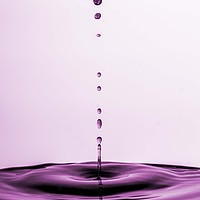 Buy canvas prints of A row of water droplets by Helen Davies