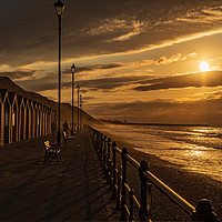 Buy canvas prints of Saltburn Sunset Beach View.  by John Stoves