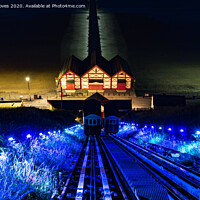 Buy canvas prints of Saltburn By the Sea by Night by John Stoves