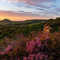 Buy canvas prints of Roseberry Topping Sunset by John Stoves