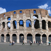 Buy canvas prints of Colosseum, Rome, Italy by Linda More