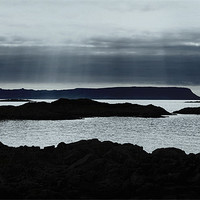Buy canvas prints of Heavenly Island of Eigg, Scotland by Linda More