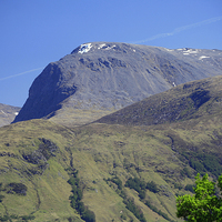 Buy canvas prints of  Ben Nevis from Corpach, Lochaber, Scotland by Linda More
