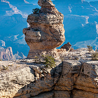 Buy canvas prints of Rock Tower, Grand Canyon by Steve Rackham