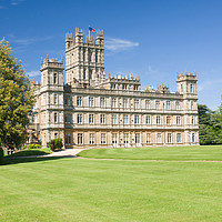 Buy canvas prints of Highclere Castle, Downton Abbey by Martin Bennett