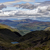 Buy canvas prints of View From Scafell Pike by Scott Stevens