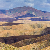 Buy canvas prints of Rolling Hills of Fuerteventura by John Parker