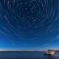 Buy canvas prints of Stars Over Colliford Lake by Barry Smith