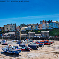 Buy canvas prints of Tenby harbour  by RICHARD MOULT