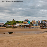 Buy canvas prints of Tenby  by RICHARD MOULT